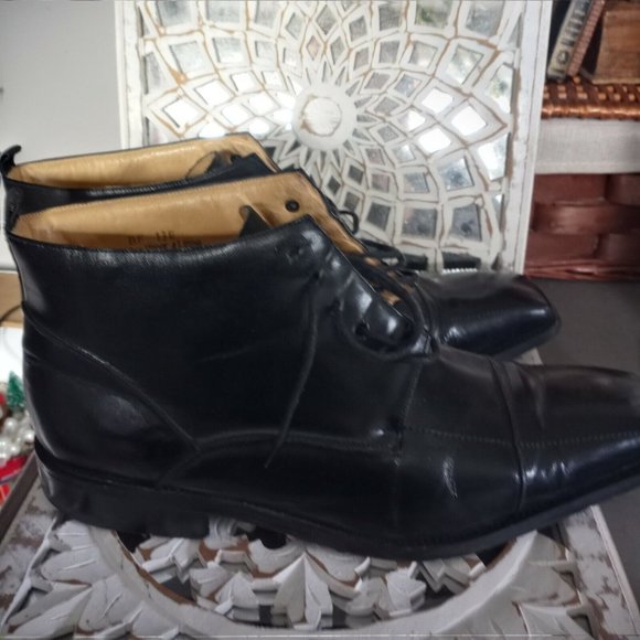 Men\'s J Bosco Shoes Boots size 13 Oxblood Leather main image 2